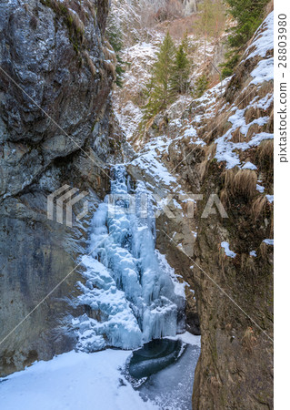 Valea lui Stan Gorge in winter, Romania 28803980