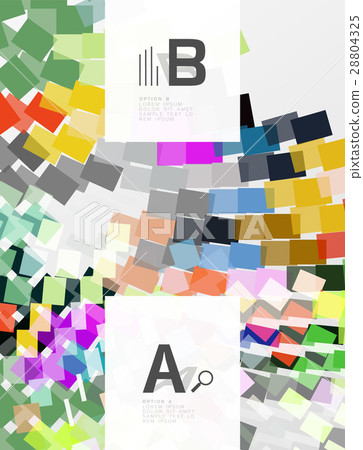 Abstract geometrical texture with infographic 28804325