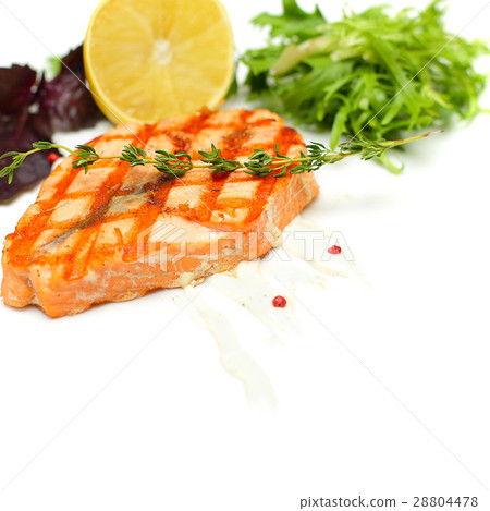 Salmon - Grilled Steak with rosemary Salmon - Grilled Steak with rosemary 28804478