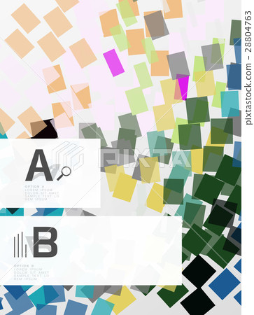 Geometrical abstract background with infographics 28804763