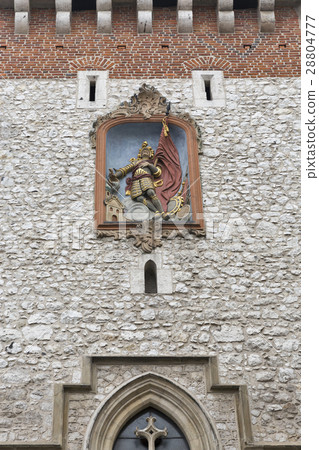 Saint Florian Gate in Krakow, Poland. 28804777