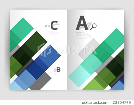 Vector modern geometrical a4 flyer brochure 28804779