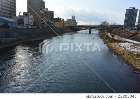Kitakami River near Morioka Station 28805043
