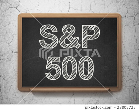 Stock market indexes concept: S&P 500 on Stock market indexes concept: S&P 500 on 28805725