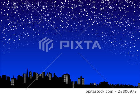 Background material Night view Background material Night view 28806972