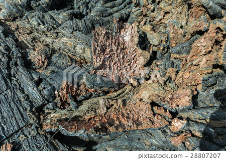 Background of frozen lava field at Tolbachik 28807207