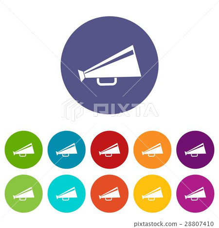 Mouthpiece set icons Mouthpiece set icons 28807410