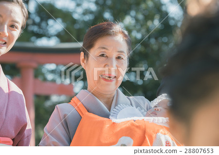 參拜神社 嬰兒 寶寶 28807653