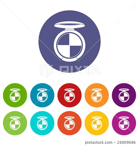 Shadow kit set icons Shadow kit set icons 28809086
