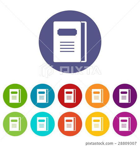Tutorial set icons 28809307