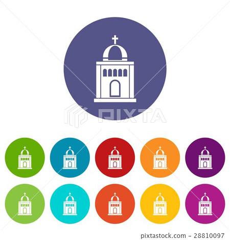 Church set icons Church set icons 28810097