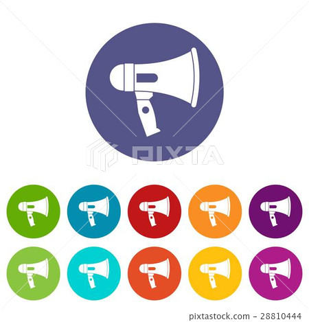 Mouthpiece set icons 28810444