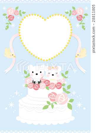 熊的歡迎板（淺藍色） 28811805