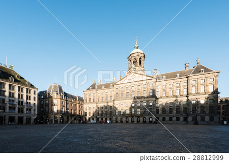 Dam Square in Amsterdam, Netherlands. Dam Square in Amsterdam, Netherlands. 28812999