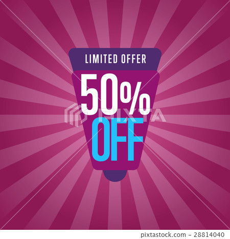 Price discount isolated sale sticker 28814040