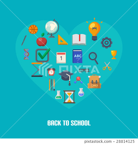 Back to school infographics concept Back to school infographics concept 28814125