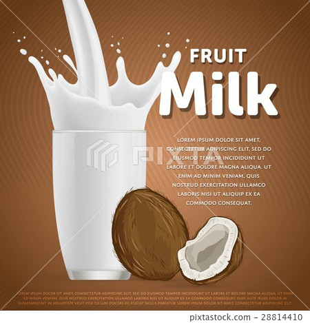 Coconut sweet milkshake dessert cocktail Coconut sweet milkshake dessert cocktail 28814410