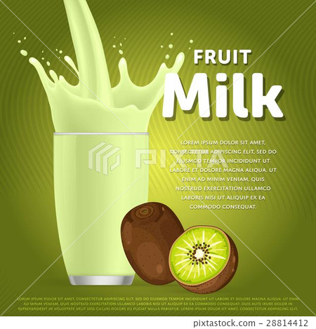 Kiwi sweet milkshake dessert cocktail Kiwi sweet milkshake dessert cocktail 28814412