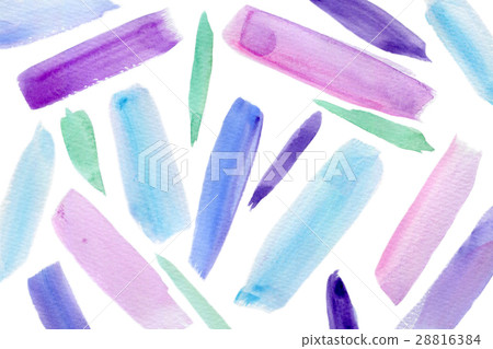 Watercolor texture Colorful paint 28816384
