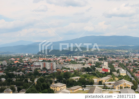 Panorama of Mukachevo. Ukraine 28817115