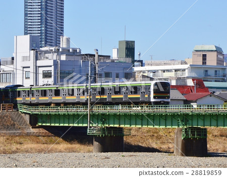 Hachiaki line going along Asakawa Hachioji City Hachiaki line going along Asakawa Hachioji City 28819859