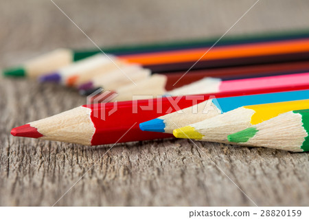 Colored pencils,selective focus Colored pencils,selective focus 28820159