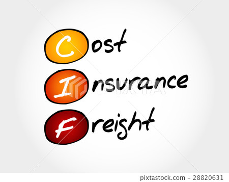 CIF - Cost Insurance Freight 28820631