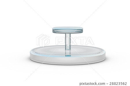 two tier of round glass stand 28823562