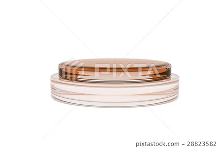 brown color of round glass stand for display 28823582