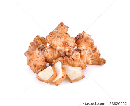 Jerusalem artichoke on  white background 28826932