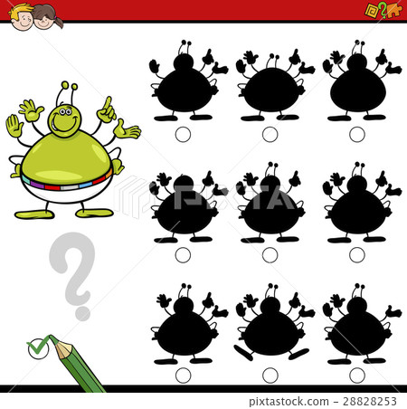 shadow differences game with alien shadow differences game with alien 28828253