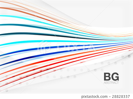Wave lines abstract background Wave lines abstract background 28828337