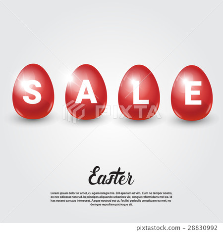 Easter Sale Shopping Special Offer Decorated 28830992