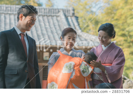 shrine visit, family, person 28831706