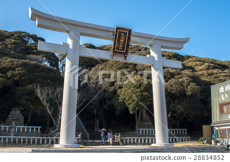 Ibaraki Oarai Iso Shrine的Otorii Ibaraki Oarai Iso Shrine的Otorii 28834852