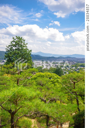 京都市區風景從京都Ogurayama 京都市區風景從京都Ogurayama 28834857