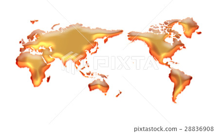world map - Stock Illustration [28836908] - PIXTA