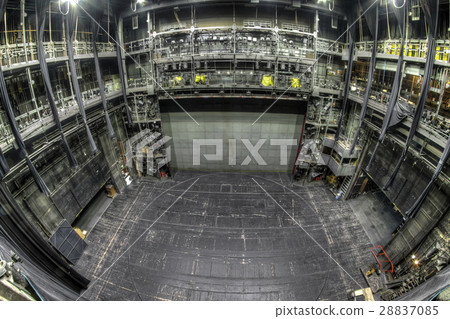 Stage in the abandoned theatre 28837085