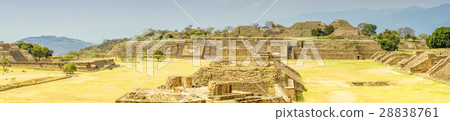 Panorama view of Monte Alban - Oaxaca 28838761