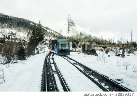 Funicular railway at High Tatras mountains 28839337
