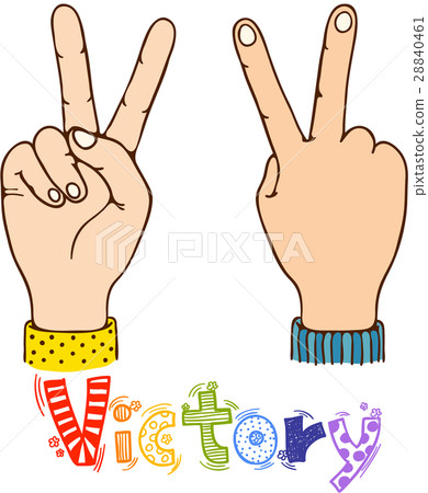 Hand gesture 28840461