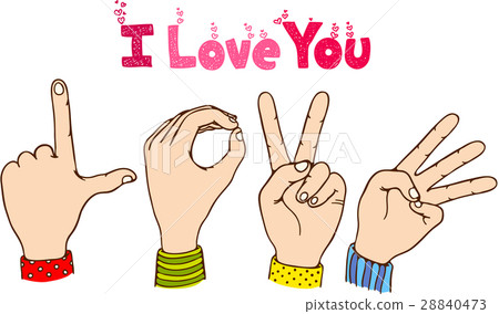 Hand gesture 28840473