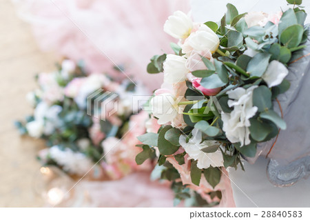 Flowers. Decoration of wedding table Flowers. Decoration of wedding table 28840583