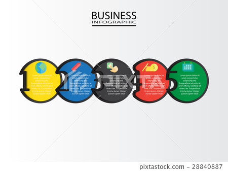 Abstract 3D digital illustration Infographic. Abstract 3D digital illustration Infographic. 28840887