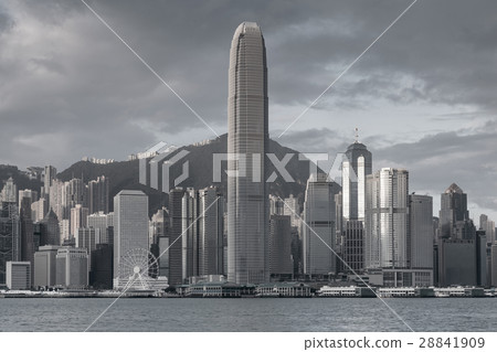 Hong Kong office building city downtown Hong Kong office building city downtown 28841909