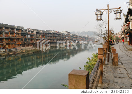 Fenghuang Ancient Town. Located Fenghuang County. Fenghuang Ancient Town. Located Fenghuang County. 28842333
