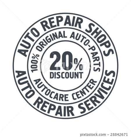 Auto Repair Services Badge template. Auto Repair Services Badge template. 28842671