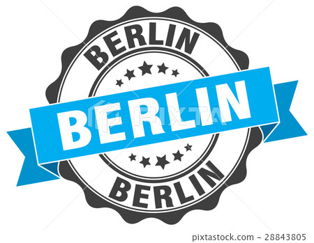 Berlin round ribbon seal-插圖素材 [28843805] - PIXTA圖庫