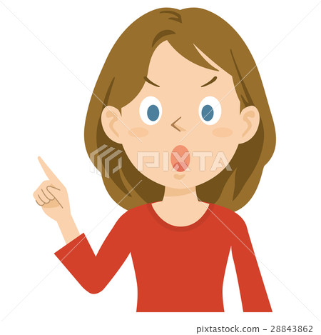 Foreign women upper body illustration Foreign women upper body illustration 28843862