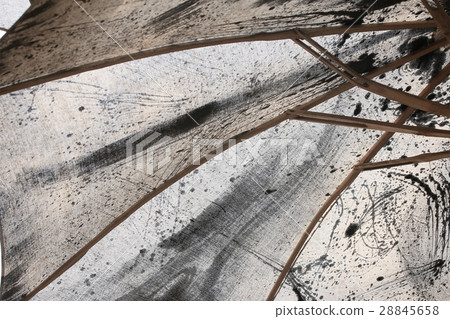 art fabric paint umbrella 28845658